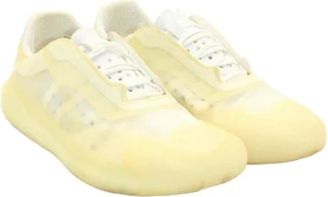 Prada Vintage Pre-owned Plastic sneakers Yellow Heren