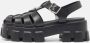 Prada Vintage Pre-owned Rubber sandals Black Dames - Thumbnail 2