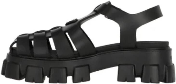 Prada Vintage Pre-owned Rubber sandals Black Heren