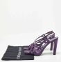 Prada Vintage Pre-owned Satin sandals Purple Dames - Thumbnail 9