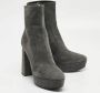 Prada Vintage Pre-owned Suede boots Gray Dames - Thumbnail 4