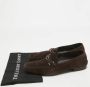 Prada Vintage Pre-owned Suede flats Brown Dames - Thumbnail 9