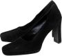 Prada Vintage Pre-owned Suede heels Black Dames - Thumbnail 3