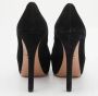 Prada Vintage Pre-owned Suede heels Black Dames - Thumbnail 4