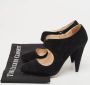 Prada Vintage Pre-owned Suede heels Black Dames - Thumbnail 9