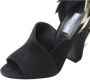 Prada Vintage Pre-owned Suede heels Black Dames - Thumbnail 7