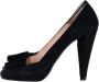 Prada Vintage Pre-owned Suede heels Black Dames - Thumbnail 2