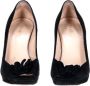 Prada Vintage Pre-owned Suede heels Black Dames - Thumbnail 3