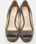 Prada Vintage Pre-owned Suede heels Gray Dames - Thumbnail 3