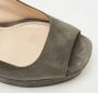 Prada Vintage Pre-owned Suede heels Gray Dames - Thumbnail 7