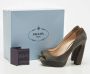 Prada Vintage Pre-owned Suede heels Gray Dames - Thumbnail 9