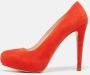 Prada Vintage Pre-owned Suede heels Orange Dames - Thumbnail 2