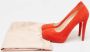 Prada Vintage Pre-owned Suede heels Orange Dames - Thumbnail 9