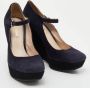 Prada Vintage Pre-owned Suede heels Purple Dames - Thumbnail 3