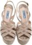 Prada Vintage Pre-owned Suede sandals Beige Dames - Thumbnail 2