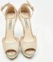 Prada Vintage Pre-owned Suede sandals Beige Dames - Thumbnail 3