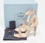 Prada Vintage Pre-owned Suede sandals Beige Dames - Thumbnail 9