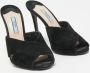 Prada Vintage Pre-owned Suede sandals Black Dames - Thumbnail 4