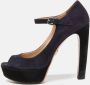 Prada Vintage Pre-owned Suede sandals Blue Dames - Thumbnail 2