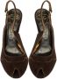 Prada Vintage Pre-owned Suede sandals Brown Dames - Thumbnail 2