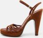 Prada Vintage Pre-owned Suede sandals Brown Dames - Thumbnail 2