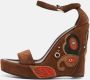 Prada Vintage Pre-owned Suede sandals Brown Dames - Thumbnail 2