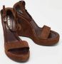 Prada Vintage Pre-owned Suede sandals Brown Dames - Thumbnail 4