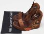 Prada Vintage Pre-owned Suede sandals Brown Dames - Thumbnail 9