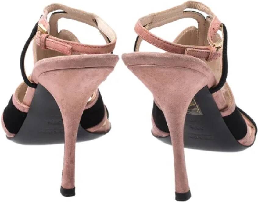 Prada Vintage Pre-owned Suede sandals Pink Dames