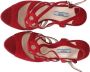 Prada Vintage Pre-owned Suede sandals Red Dames - Thumbnail 5