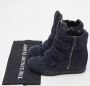 Prada Vintage Pre-owned Suede sneakers Blue Dames - Thumbnail 9