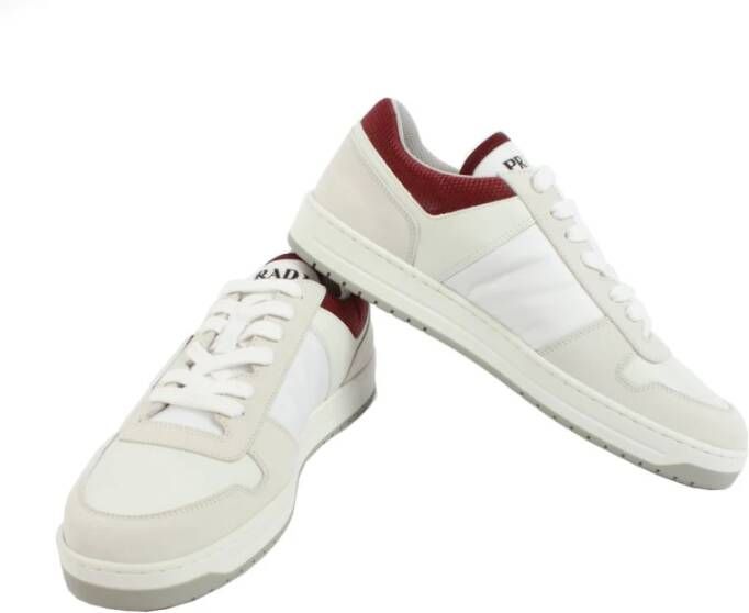 Prada Witte heren sneakers White Heren