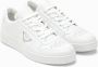 Prada Witte Leren Sneakers met Logo Detail White Heren - Thumbnail 2