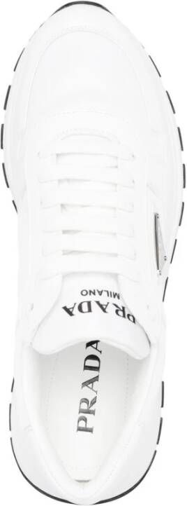 Prada Witte Re-Nylon Sneakers White Heren