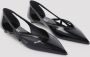 Prada Zwarte Ballerina's Schoenen Elegante Stijl Black Dames - Thumbnail 3