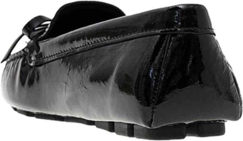 Prada Zwarte Naplak Salon Loafers Black Dames