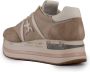 Premiata Beige Leren Python Sneakers Vrouwen Beige Dames - Thumbnail 2