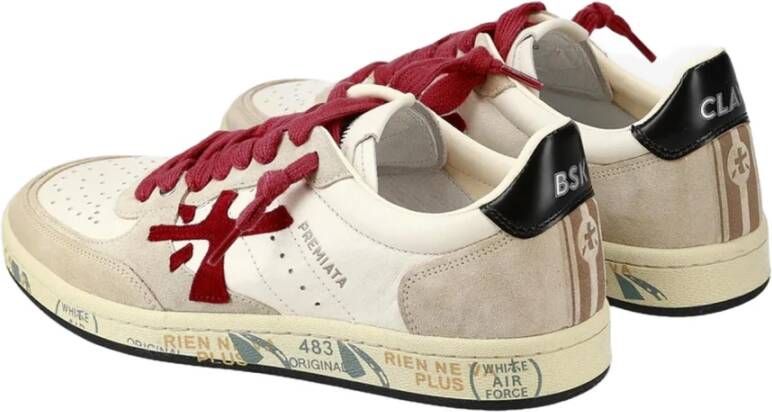 Premiata Beige Leren Sneakers Beige Dames