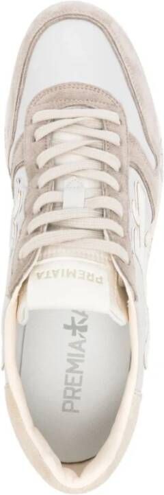 Premiata Beige Platte Schoenen Mick Beige Heren