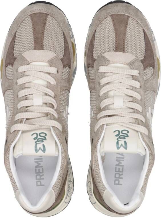 Premiata Retro Beige Sneakers Beige Heren