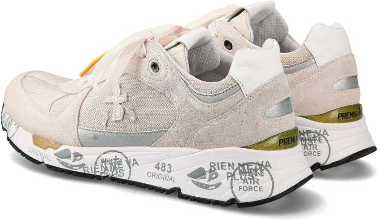 Premiata Beige Sneaker Mase Suède Leer Beige Heren