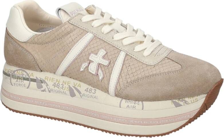 Premiata Beige Sneakers Beige Dames