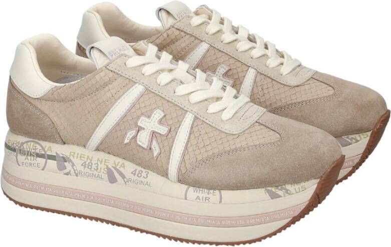 Premiata Beige Sneakers Beige Dames