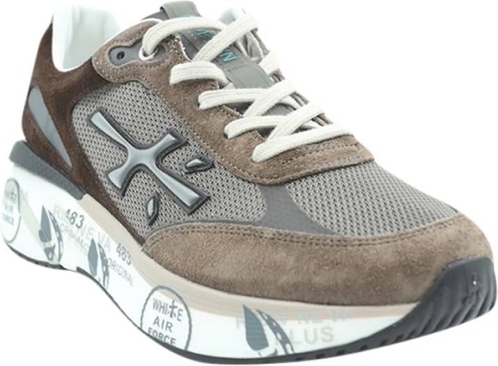 Premiata Beige Sneakers met Ergonomische Zool Beige Heren