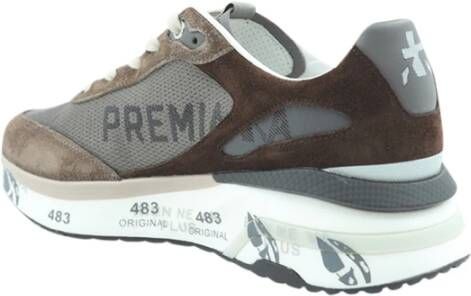 Premiata Beige Sneakers met Ergonomische Zool Beige Heren