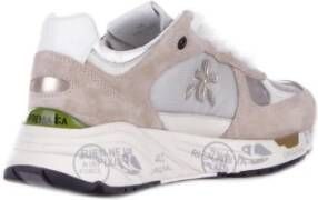 Premiata Beige Sneakers met Logo Detail Beige Dames