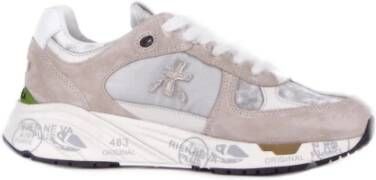 Premiata Beige Sneakers met Logo Detail Beige Dames