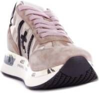 Premiata Beige Sneakers met Logo Detail Beige Dames