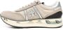 Premiata Beige Sneakers met schuine neus en metalen versterking Beige Dames - Thumbnail 4