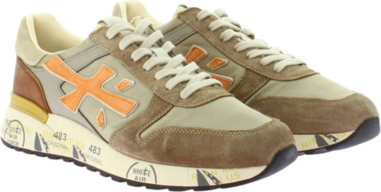 Premiata Beige Sneakers Model Mick Beige Heren